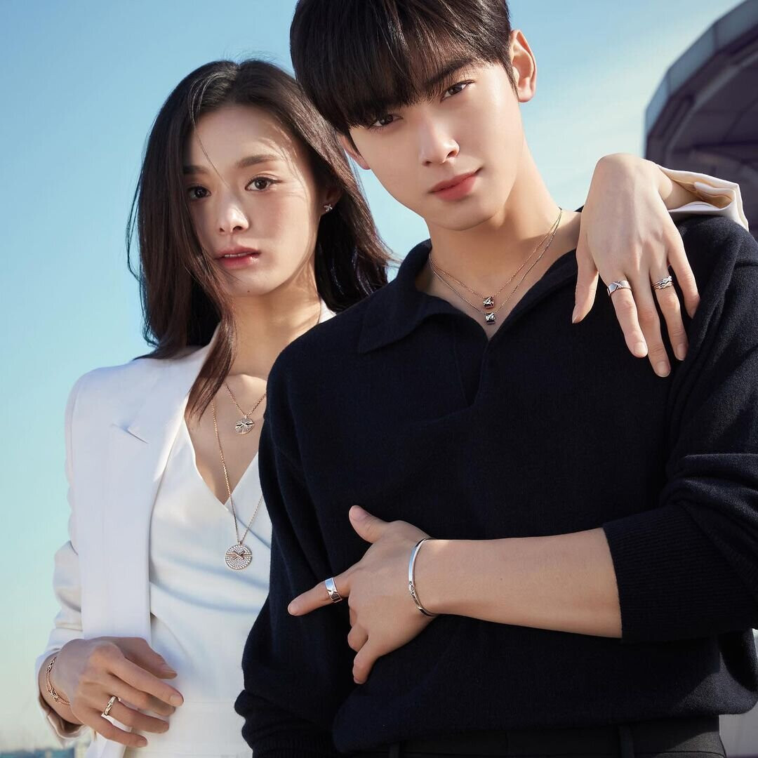 CHAUMET 2023 New Liens Collection with CHA EUN WOO kpopping