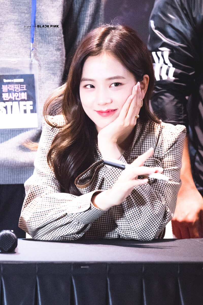 191012 BLACKPINK Jisoo - OLENS Fansign documents 10