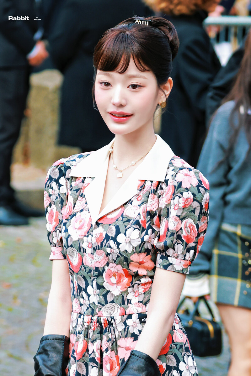 241001 IVE Wonyoung - Miu Miu SS25 Show at Paris Fashion Week documents 5