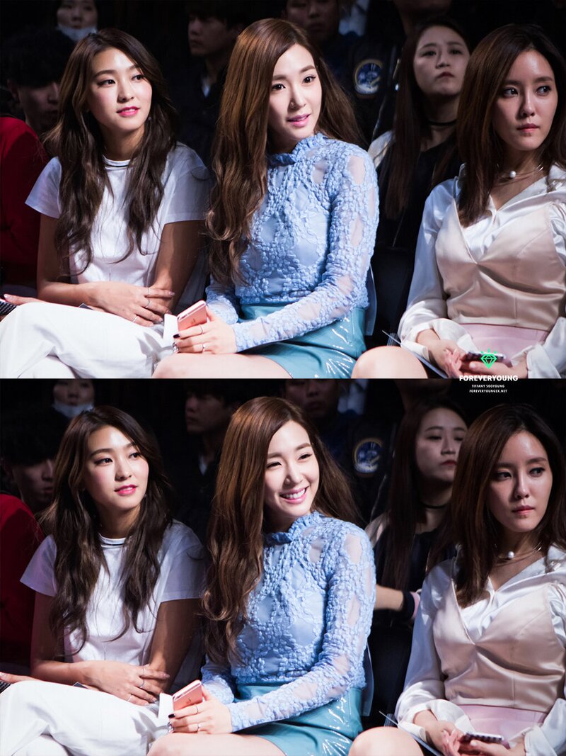 160323 Girls' Generation Tiffany and SISTAR Bora at 'FleaMadonna' 2016 Seoul Fashion Week documents 1
