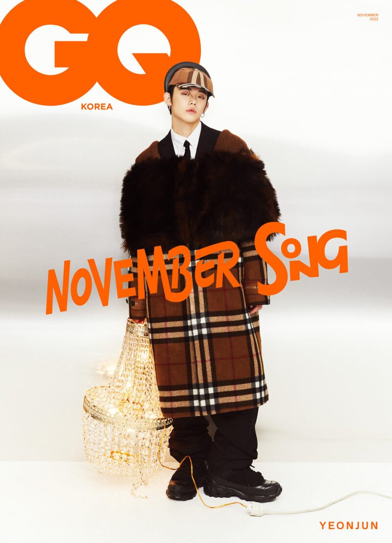 TXT YEONJUN for GQ Korea x BURBERRY November Issue 2022 documents 2