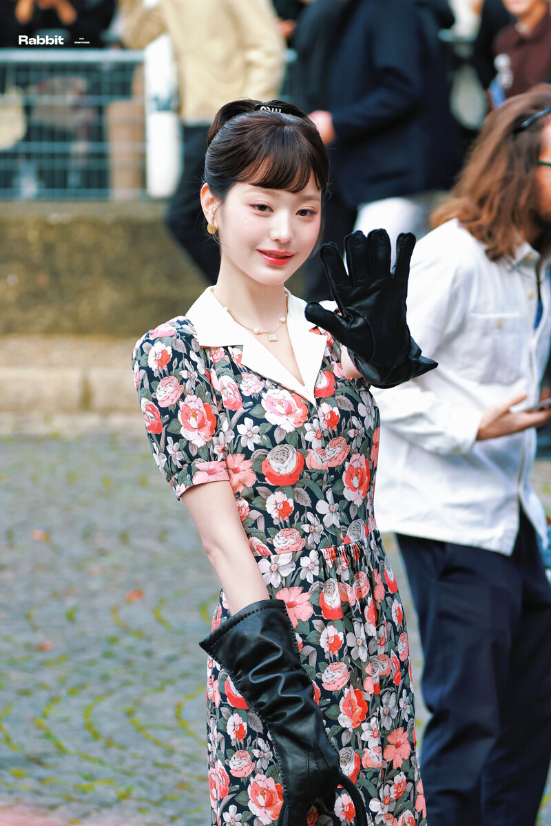 241001 IVE Wonyoung - Miu Miu SS25 Show at Paris Fashion Week documents 16