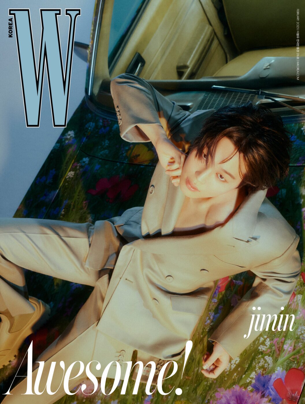 BTS Jimin Dior Global Ambassador On The Feb 2023 Issue Of WKorea