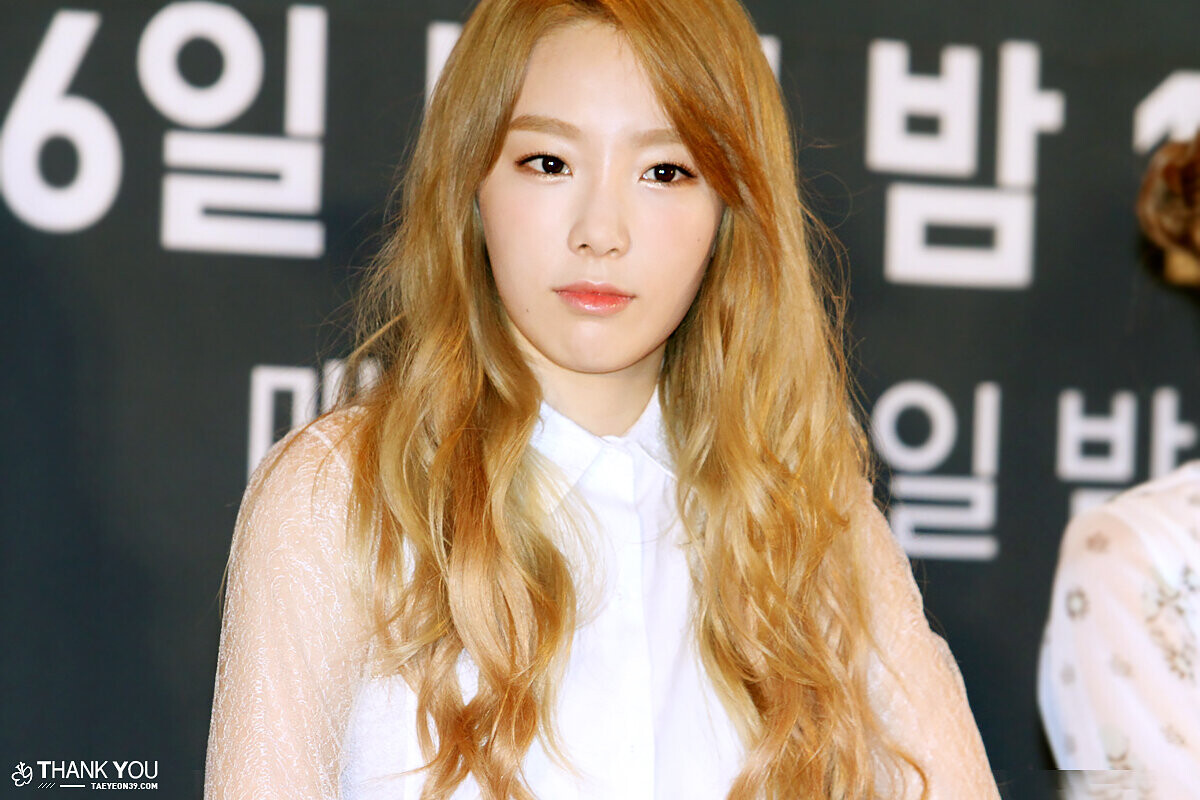 140822 Girls' Generation-TTS Taeyeon at 'The TaeTiSeo' Press Conference ...