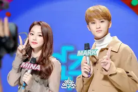 NCT's Mark & Gugudan's Mina as MC in MBC Music Core | 181201