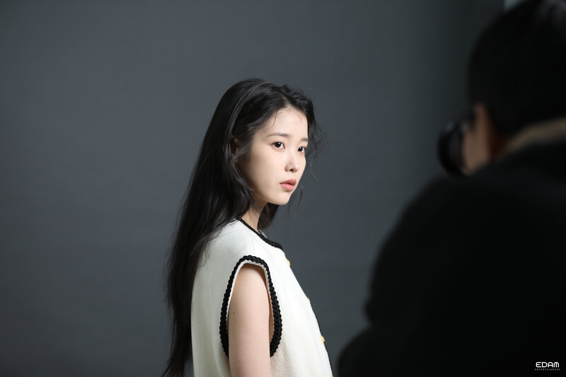 230223 EDAM Naver Post - IU - Harper's Bazaar Photoshoot Behind documents 4