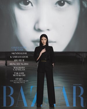 IU for Harper's Bazaar Korea March 2023 Issue x Gucci