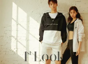 Eunwoo & Doyeon for 1st look magazine April 2018 issue