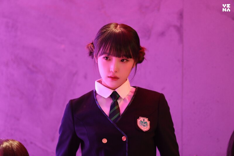 220304 Yuehua Entertainment Naver Update - YENA - Girl's High School 2  Poster Shoot Behind documents 4