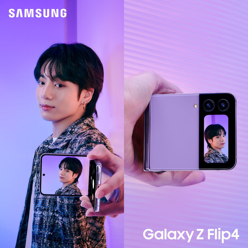 220816 SAMSUNG Mobile Twitter Update- BTS for SAMSUNG 'GALAXY Z FLIP 4' documents 16