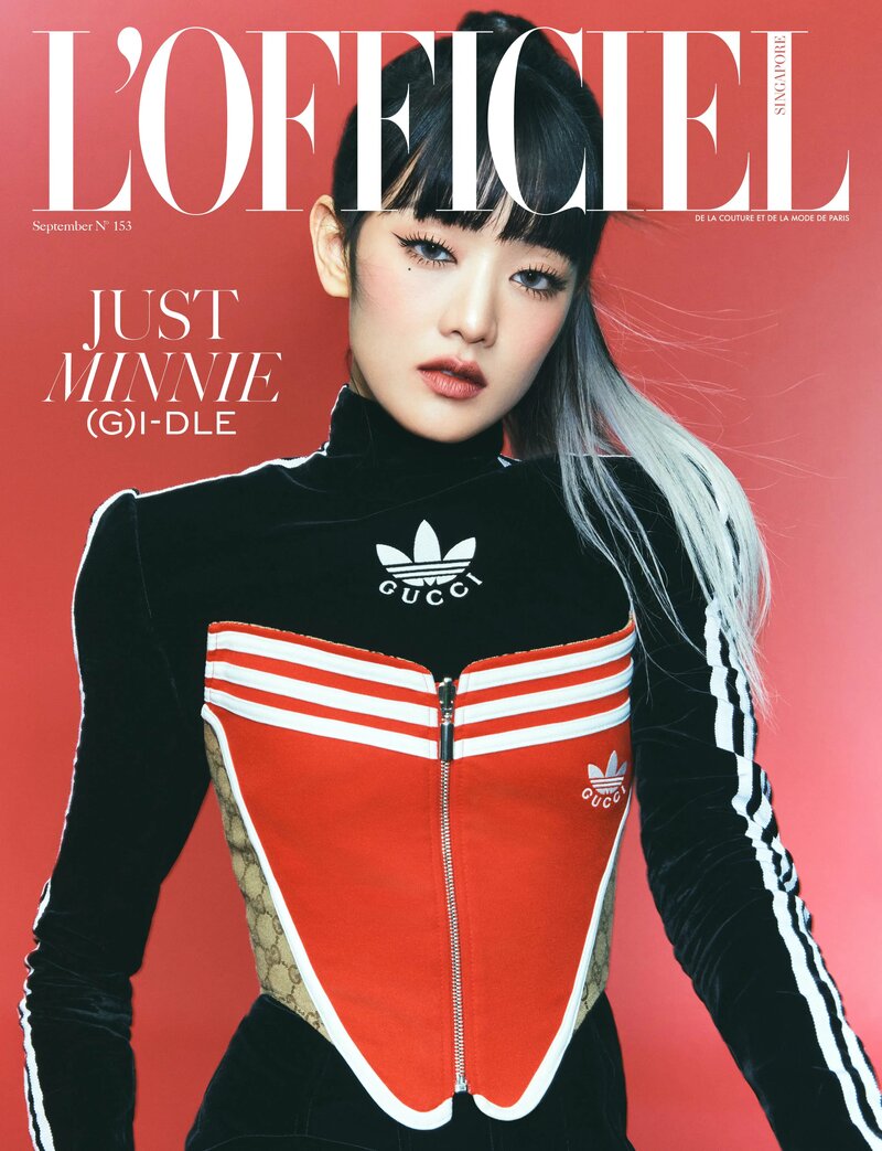 (G)-IDLE MINNIE for L'OFFICIEL Singapore x GUCCI September Issue 2022 documents 2