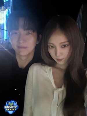 240404 M COUNTDOWN Twitter/X Update with  Lee Sung Kyoung and Seulong