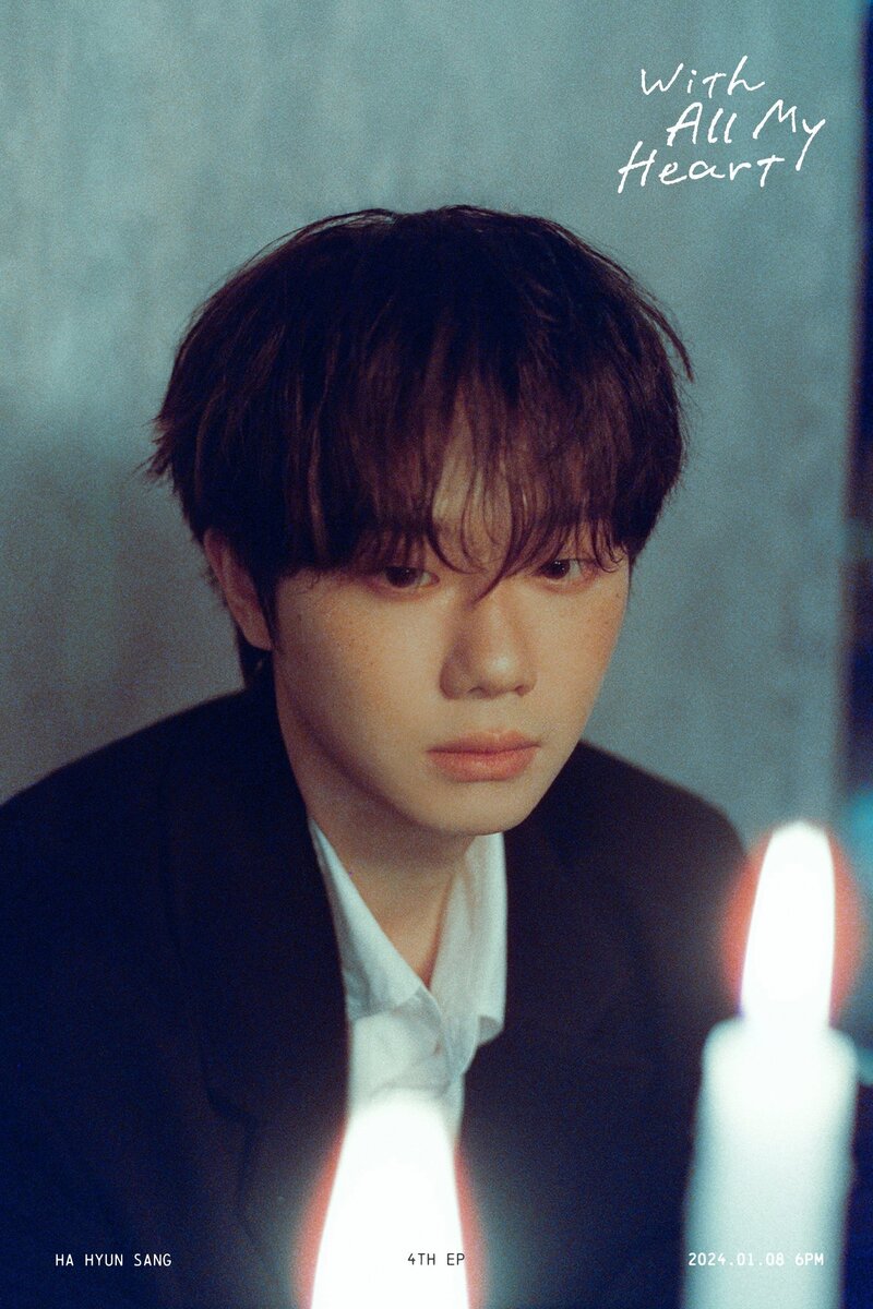 Ha Hyunsang 4th EP 'With All My Heart' concept photos documents 8