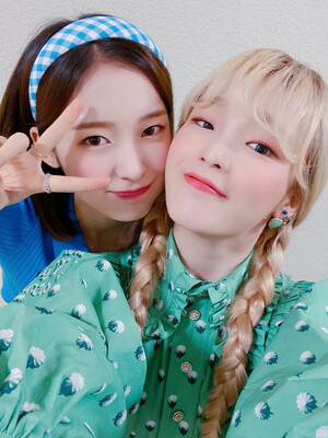 200724 OH MY GIRL Twitter Update - Arin & Seunghee