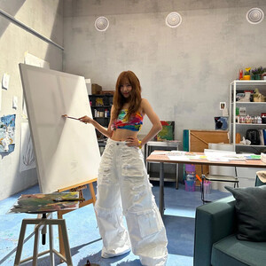 230414 Apink NAMJOO instagram update - 'D N D' MV shoot behind