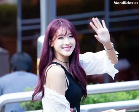 150814 Moon Hyuna at Music Bank