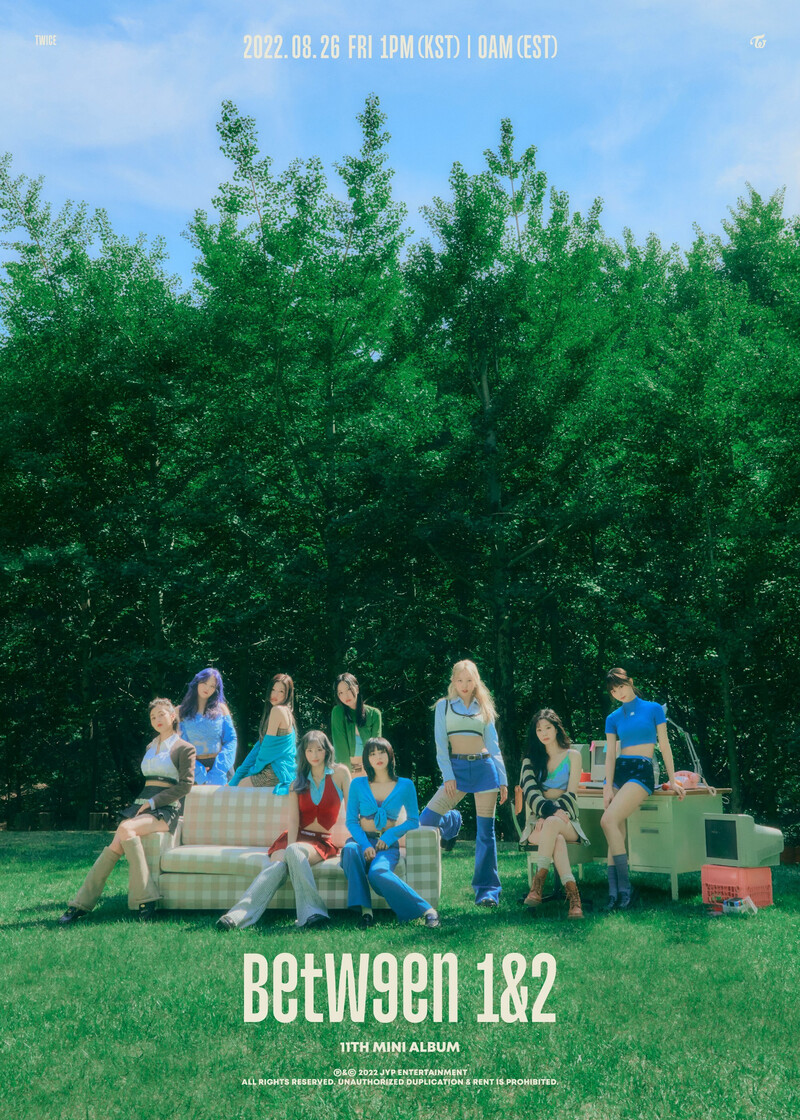 TWICE 11th Mini Album 'BETWEEN 1&2' Concept Teasers documents 1