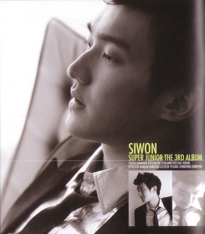 [SCANS] Super Junior - The 3rd Album 'Sorry Sorry' (A Version) documents 2