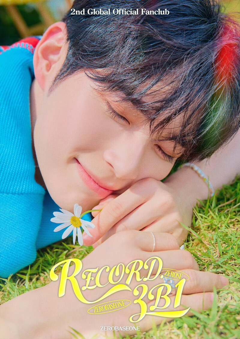 ZEROBASEONE 2nd global official fanclub 'Record.ZB1' concept photos documents 3