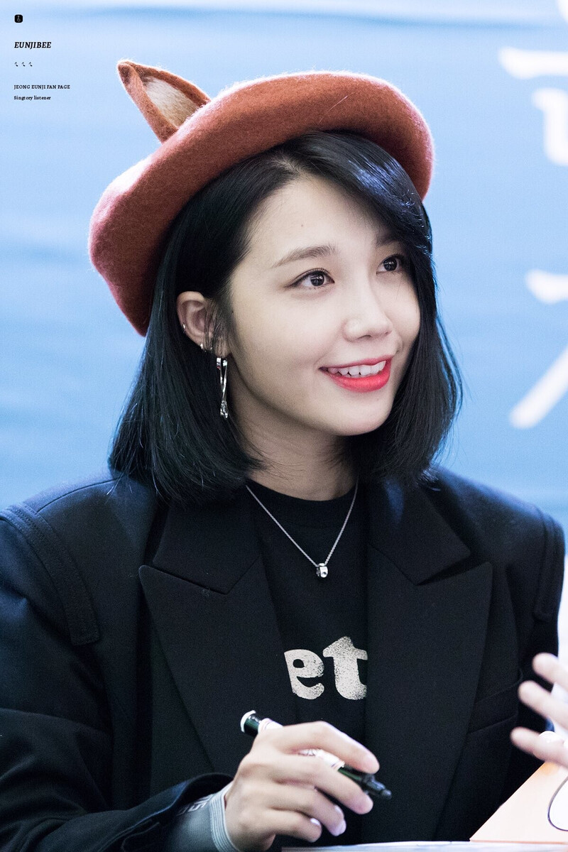 181109 Apink EUNJI at Hyehwa Busan Fansign event documents 14