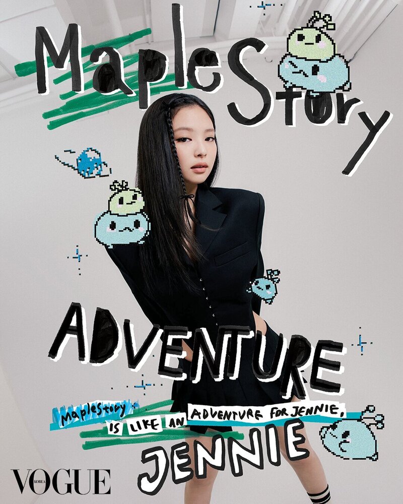 BLACKPINK for Vogue Korea - 'Maple Story' documents 5