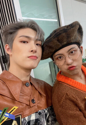 221012 ATEEZ Twitter Update - Mingi and Jongho