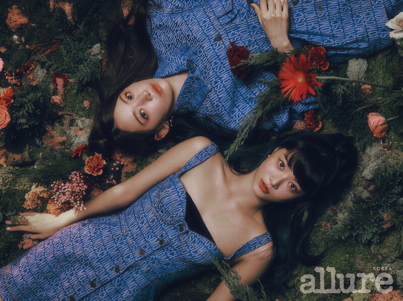 LE SSERAFIM Sakura & Eunchae for Allure Korea December 2022 Issue documents 1