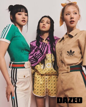 (G)I-DLE for Dazed Korea June 2022 Issue x Adidas x Gucci