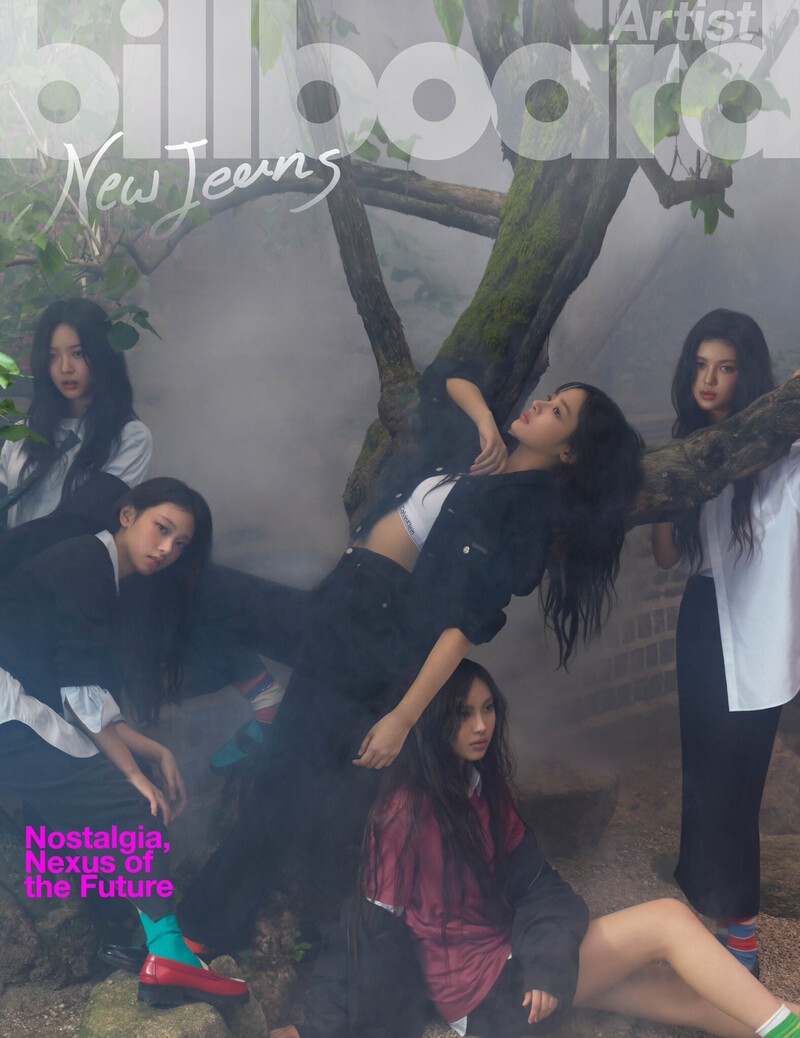 NewJeans for Billboard Korea Artist November Issue documents 2