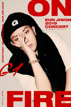 Eun Jiwon 2019 Concert 'ON FIRE' Concept Poster