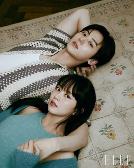 Hwang Minhyun & Kim Sohyun for Elle Korea (August 2023 issue) Couple Photoshoot