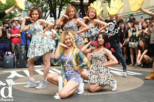 140807 Ladies' Code at Myeongdong Guerrilla Concert