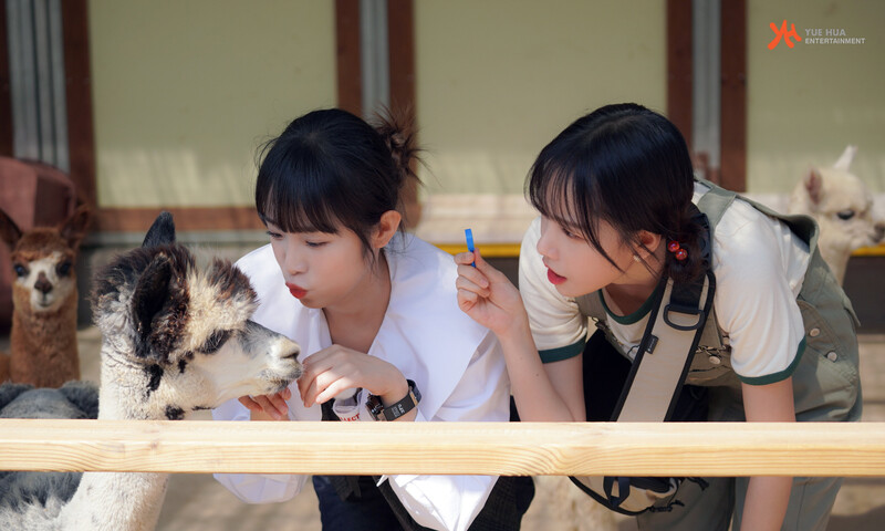 210908 Yuehua Naver Post - Yena & Yuri on Yena's Animal Detective documents 2