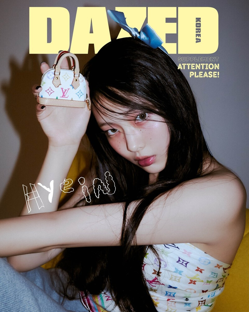 NewJeans Hyein x Louis Vuitton for DAZED KOREA January 2025 Issue documents 4