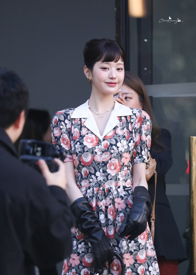 241001 IVE Wonyoung - Miu Miu SS25 Show at Paris Fashion Week documents 8