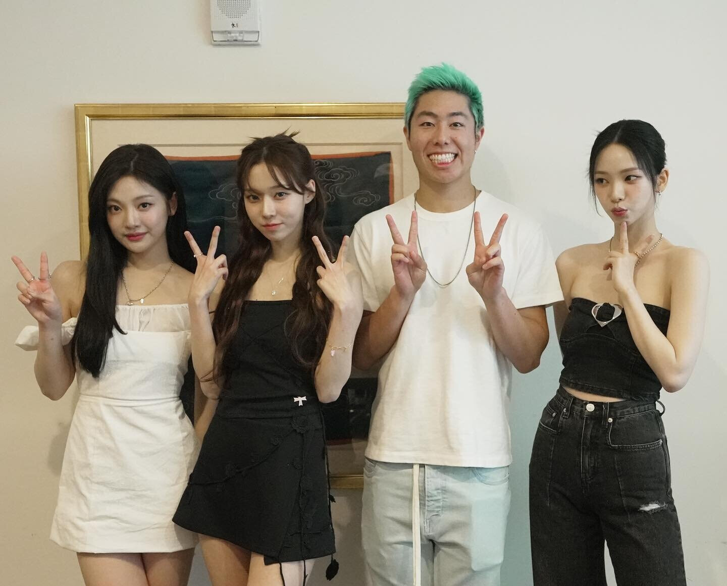 230719 - Zac n Michelle Instagram Update with aespa | kpopping