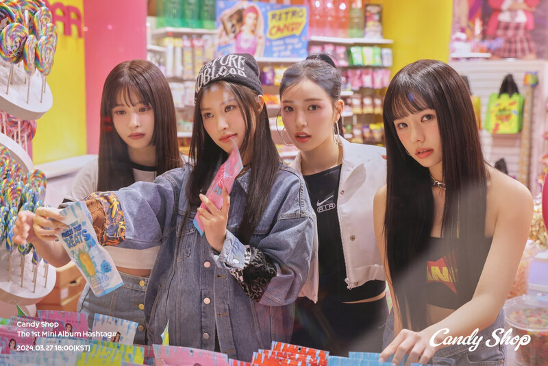 Candy Shop the 1st Mini Album  [Hashtag#] Debut Concept Photos documents 1