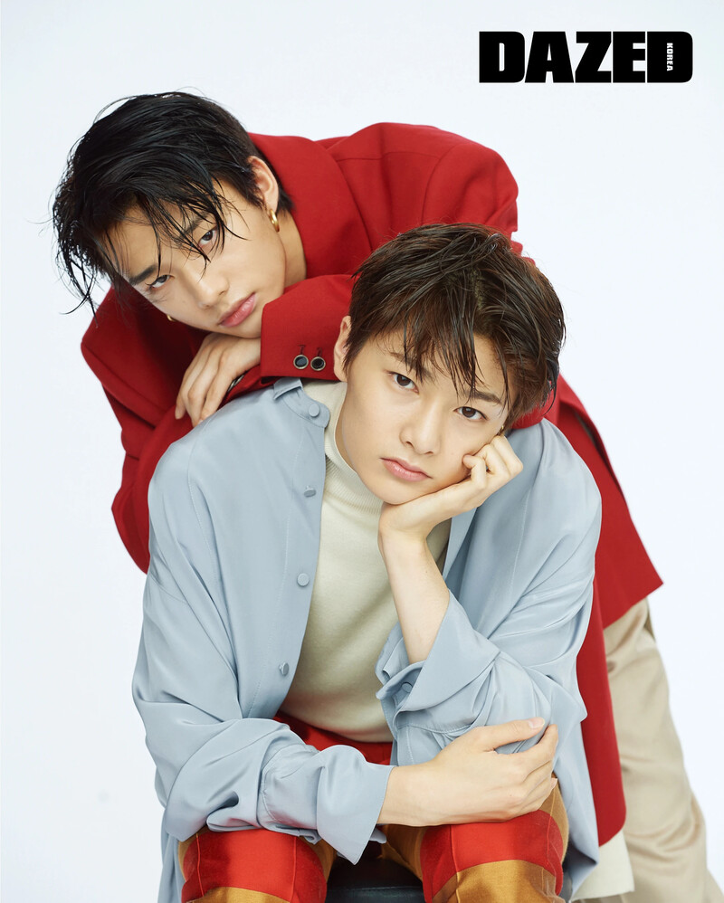 I.N & Hyunjin for Dazed Korea 2018 August Issue documents 1