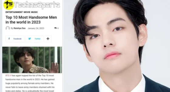 BTS’ V Takes Home 2023’s Most Handsome Man Title | kpopping