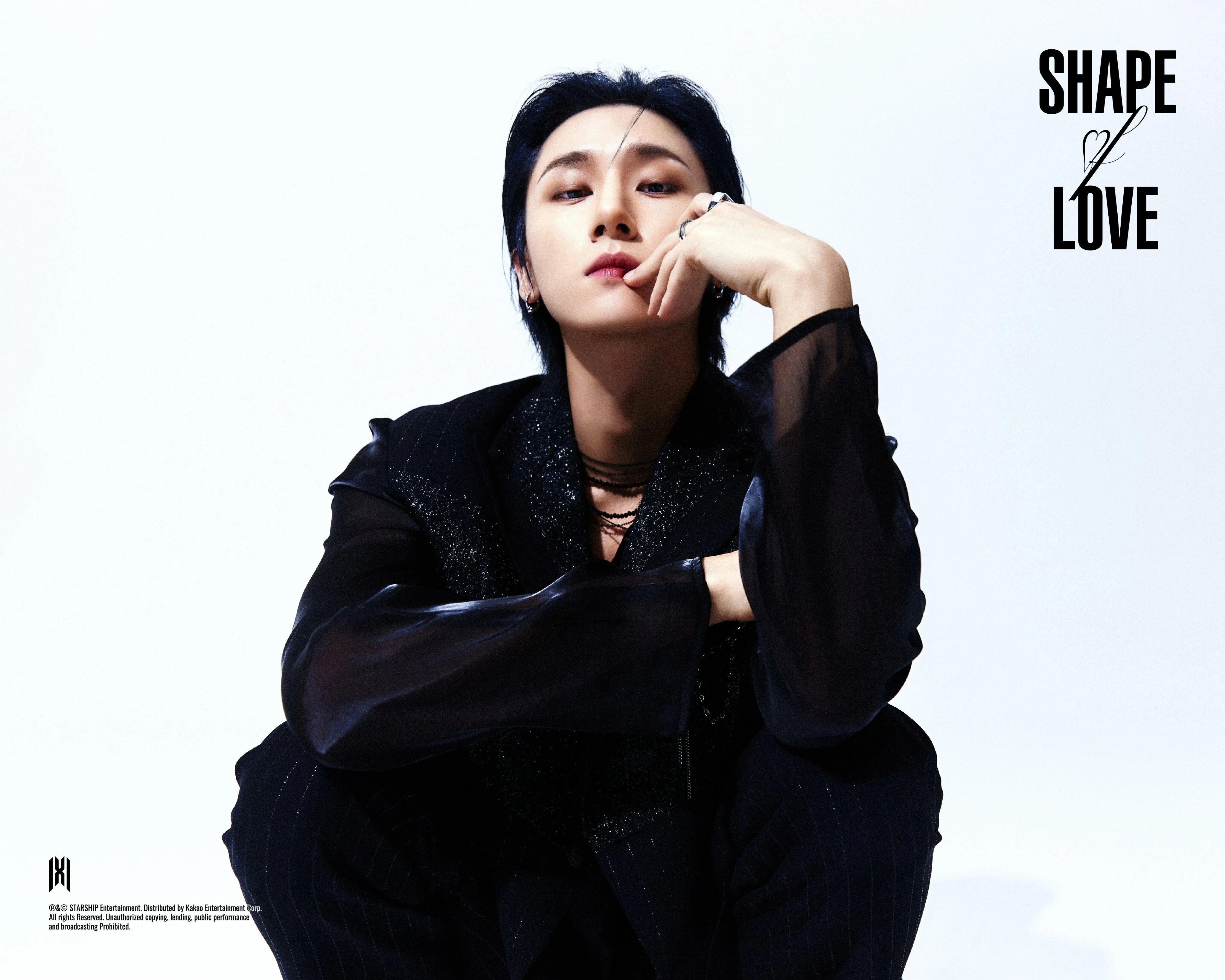 MONSTA X SHAPE OF LOVE album Officia Concept photocard LUCKYDRAW withmuu