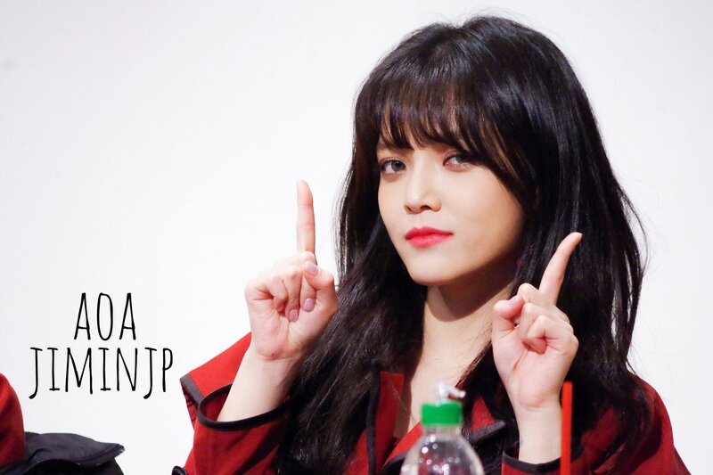 170112 AOA Jimin at Angel's Knock Fansign documents 1
