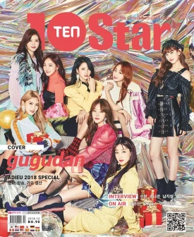 gugudan for 10+ Star December 2018 issue