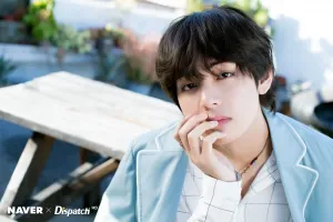 BTS V 5th anniversary photoshoot by Naver x Dispatch