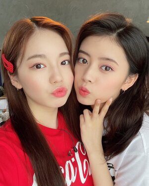 210903 - NiziU Instagram Update: Ayaka & Rima