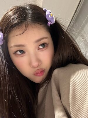 240127 PURPLE KISS Twitter Update - Chaein