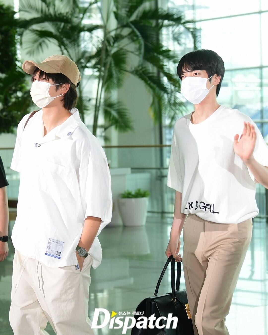 220529 BTS Jin at Incheon International Airport Departing for the United  States to Attend the White House Invitation