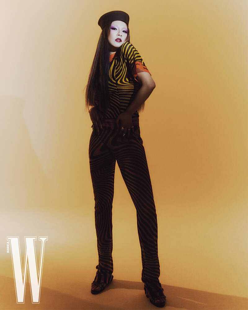 CL x Jean Paul Gaultier for W Korea 2021 July Issue documents 8