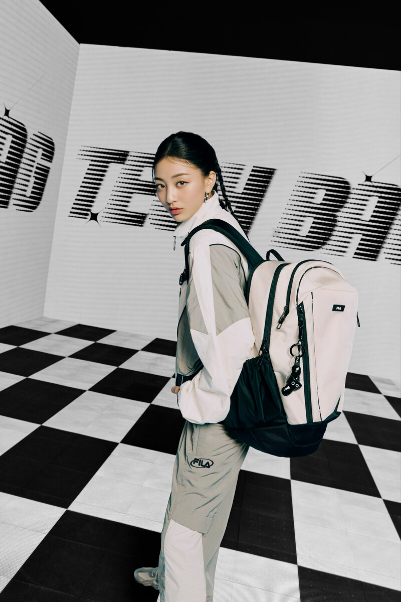 TWICE Jihyo for Fila - 24SS New Semester Backpack documents 5