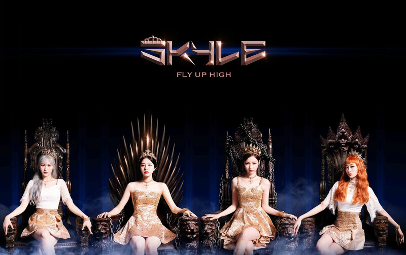 SKYLE Fly Up High 1st Digital Single Teasers Gold Queen Version documents 1