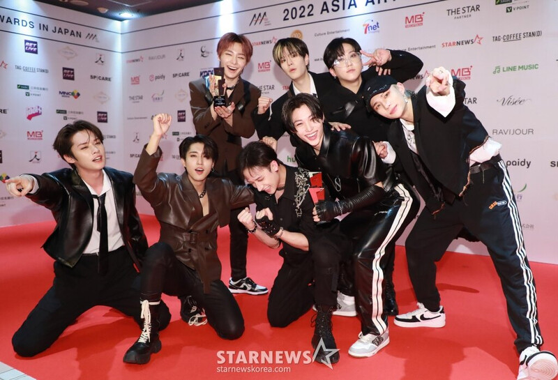 221213 Stray Kids at Asia Artist Awards 2022 Red Carpet documents 1